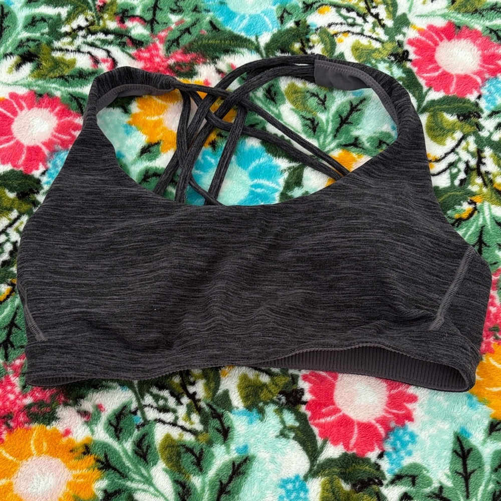 Women's Grey Sports Bra